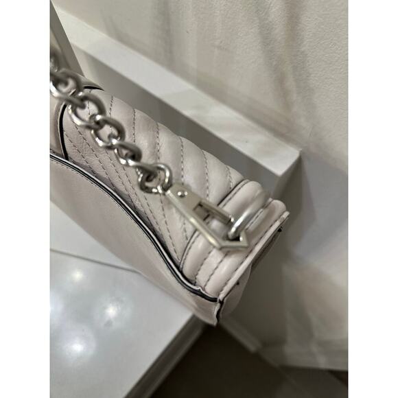 Rebecca Minkoff Love Chevron Leather Crossbody Bag - Picture 6 of 9